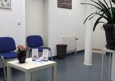 Wartebereich 2 der Physiotherapie Praxis Bochum